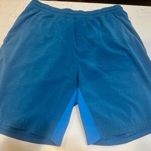 Lululemon Pacebreaker 9" LL Linerless Shorts - Men's Large Blue VGUC